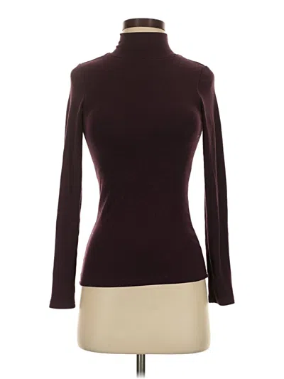 Pre-owned Klassy Network Turtleneck Sweater In Burgundy