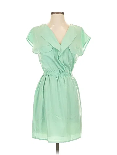 Pre-owned Kld. Signature Casual Dress In Green