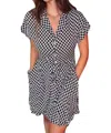 Kld. Signature Felicia Button Down Shirt Dress In Black