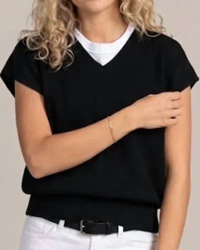 Kld. Signature Morris Cashmere Blend Vest In Black