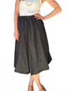 Kld. Signature Seek And Find Midi Skirt In Black In Black