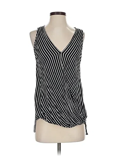 Pre-owned Kld. Signature Sleeveless Blouse In Black