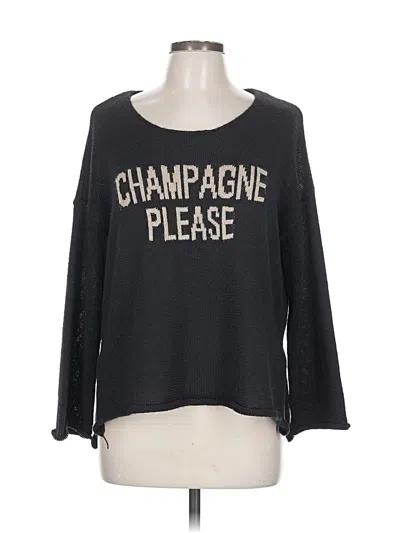 Pre-owned Kld. Signature Sweatshirt In Black