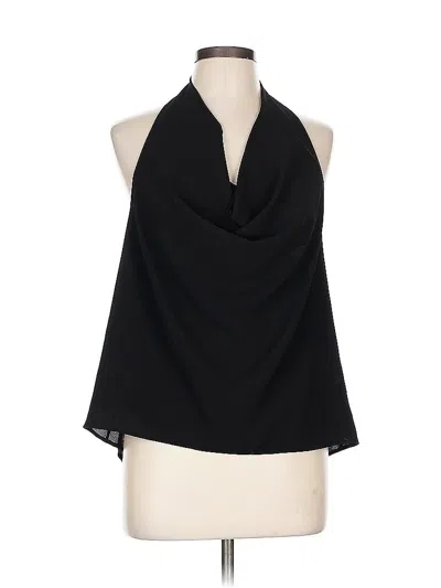 Pre-owned Kld. Signature Tank Top Black Cowl Neck Tops