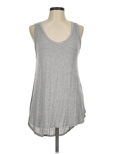 Pre-owned Kld. Signature Tank Top Gray Plunge Neckline Tops