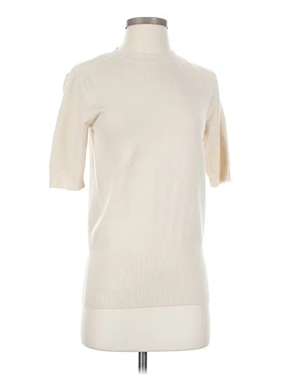 Pre-owned Kld. Signature Turtleneck Sweater In Ivory