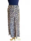 Kld. Signature Women's Satin Leopard Maxi Skirt In Multi In Animal Print