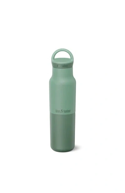 Klean Kanteen 12oz Rise Classic Insulated Water Bottle With Arch Loop Cap In Iceberg