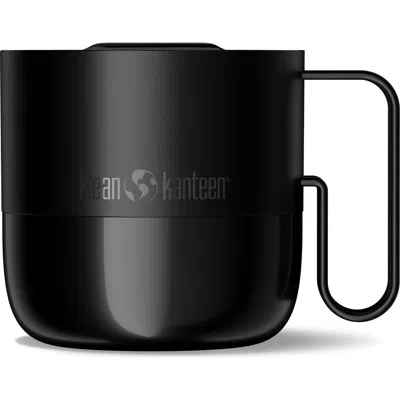 Klean Kanteen 12oz Rise Mug With Slide Lid In Black