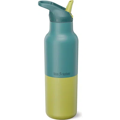Klean Kanteen 16oz Rise Classic Insulated Water Bottle With Flip Seal Sport Cap And Straw In Brittany