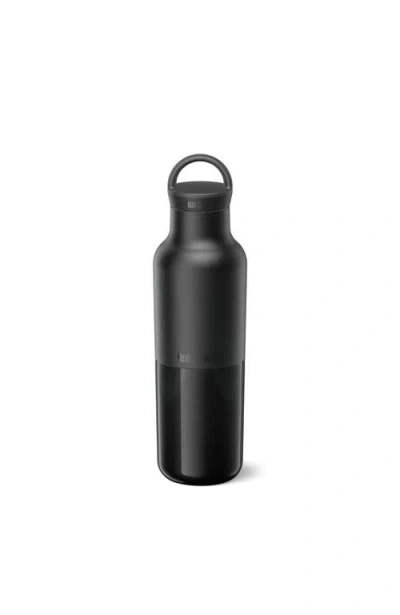Klean Kanteen 20oz Rise Classic Insulated Water Bottle With Arch Loop Cap In Black