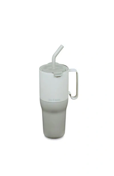 Klean Kanteen 36oz Rise Insulated Tumbler With Straw Lid In Barely Blue