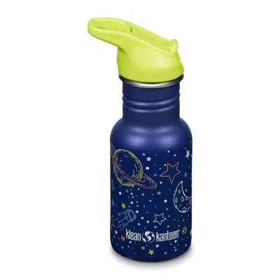Klean Kanteen Kid Classic Narrow 12oz (w/ Flip Seal Sport Cap) Milky Way In Blue