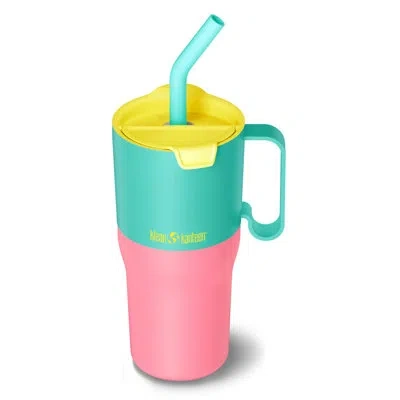 Klean Kanteen Rise Tumbler  (w/ Flip/straw Lid) Lemonade Kaleidoscope In Multi