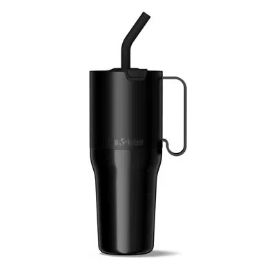 Klean Kanteen Rise Tumbler (w/ Flip/straw Lid)  Wax In Black
