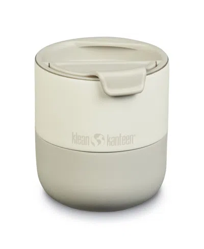 Klean Kanteen Insulated 10 Oz. Lowball Stainless Steel Tumbler With Flip Lid In Tofu