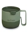 Klean Kanteen Insulated 14 Oz. Stainless Steel Mug With Flip Lid In Sea Spray