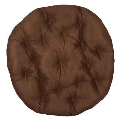 Klear Vu Indoor Papasan Seat Cushion, 45 X 6 Inches In Dark Brown