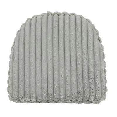 Klear Vu The Gripper Non Slip Chair Cushions, Soft & Comfortable Seat Pads, For Kitchen, Dining Or Office, Lu In Pewter