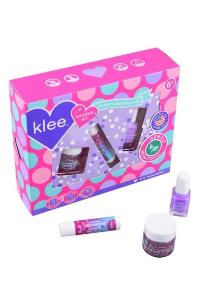Klee Kids' Purple Candy Sprinkles Mineral Makeup Kit In White