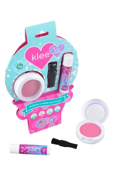 Klee Kids Sweet Cherry Fun Blush & Lip Shimmer Kit In Pink