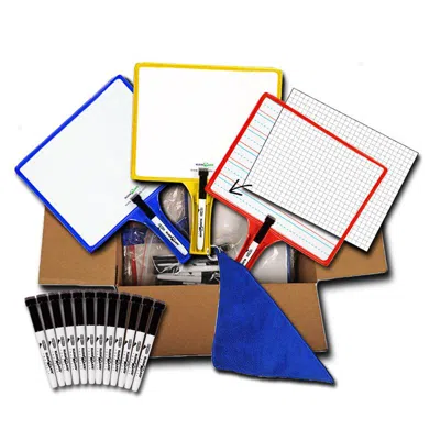 Kleenslate Concepts Llc. Kleenslate Dry Erase Board 12pk System Standard Classroom Pack In Multi