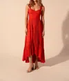 Kleid Arya High Low Dress In Red