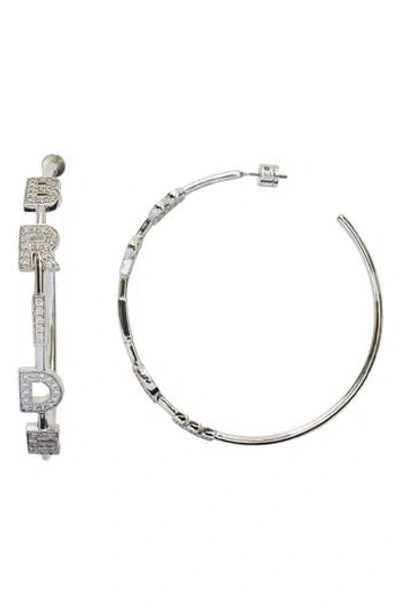 Kleinfeld Crystal Bride Hoop Earrings