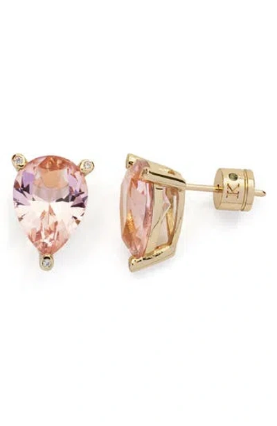 Kleinfeld Cubic Zirconia Large Teardrop Stud Earrings