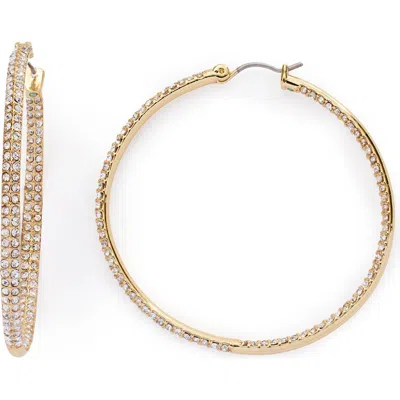 Kleinfeld Pavé Crystal Hoop Earrings