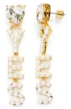 Kleinfeld 'yes' Faux Pearl Drop Earrings
