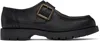 Kleman Black Convoi Monkstraps In Noir