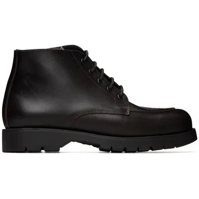 Kleman Brown Oxal Kp Boots In Marron+noir