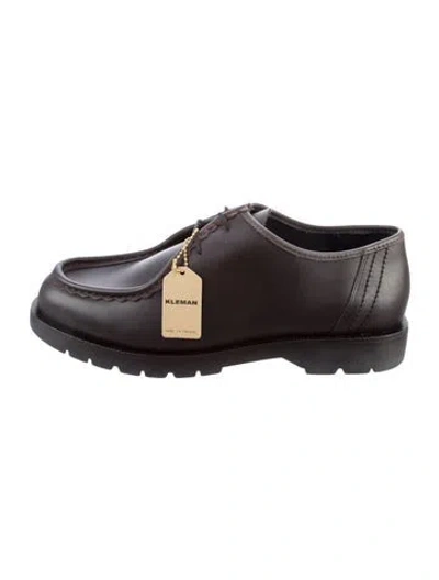 Pre-owned Kleman Leather Loafers In Brown
