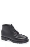 Kleman Oxal Kp Lugged Leather Boot In Black