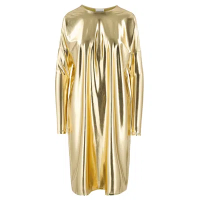 Klements Women's Agnes Jersey Dress Gold Metallic