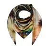 Klements Women's Brown Reindeer Silk Scarf In Brown