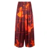 Klements Women's Green Hope Trousers In Mercury Bouquet Print In Multi