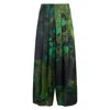 Klements Women's Green Hope Trousers In Swamp Print In Green