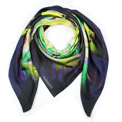 Klements Women's Paint Blurs Scarf In Multi