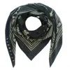 Klements Women's Silk Scarf In Ancient Hearts Black In Black