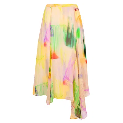 Klements Women's Solstice Silk Skirt In Multi