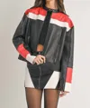 Klesis Biker Zip Up Leather Jacket In Black In Black