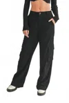 Klesis Corduroy Cargo Pants In Black In Black
