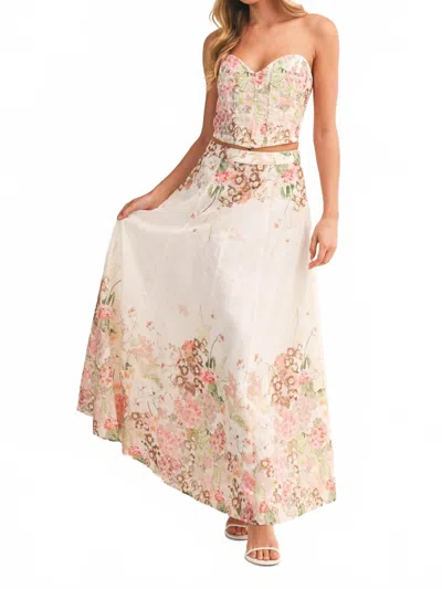 Klesis Floral Eyelet Set In Multi