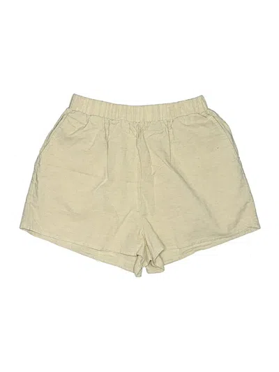 Pre-owned Klesis Khaki Shorts In Gold