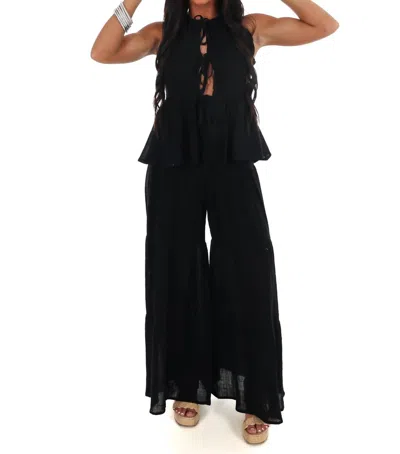 Klesis Summer Solstice Two Piece Set In Black