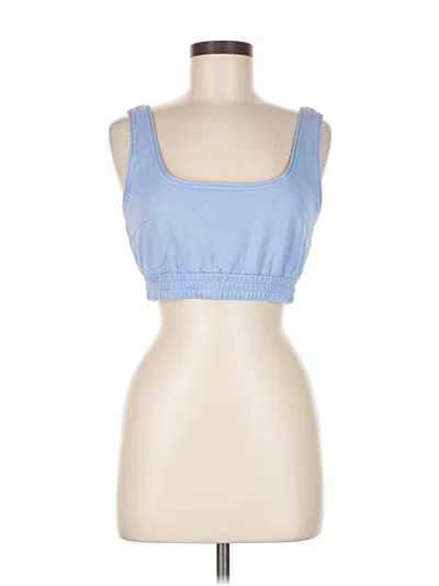 Pre-owned Klesis Tank Top Blue Sweetheart Neckline Tops