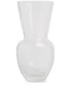 Klimchi Felicity Cracked-effect Vase In White