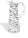 Klimchi Hobnail Crystal Tall Jug In Weiss